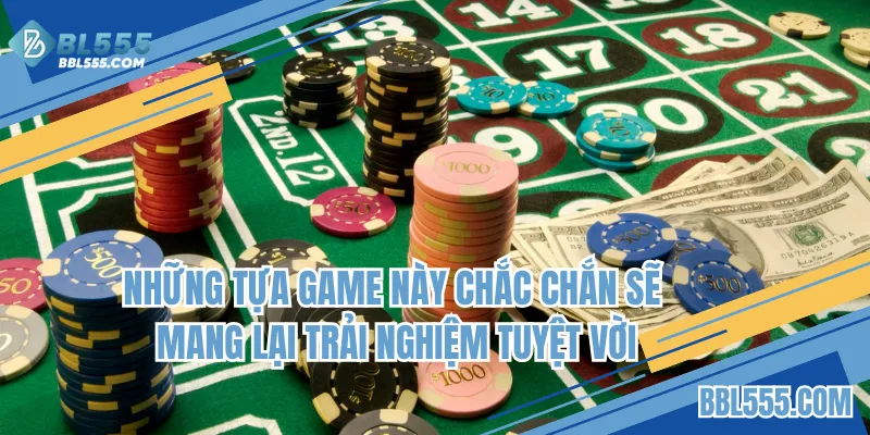 Tựa game Poker chắc chắn sẽ mang lại trải nghiệm tuyệt vời