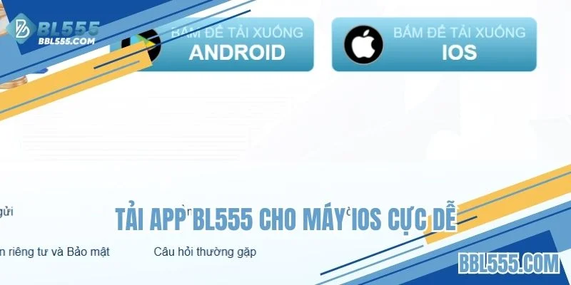 Tải app BL555 đơn giản trong với vài thao tác